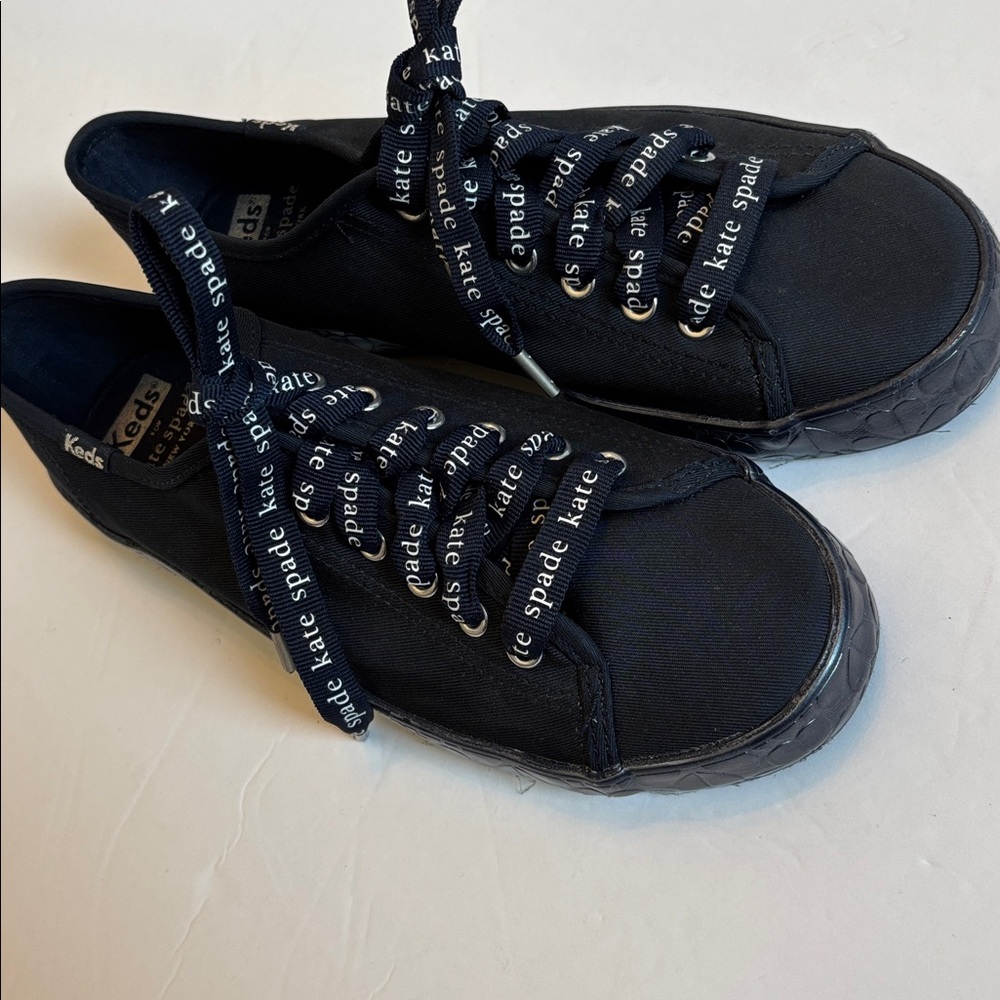 Keds x Kate Spade Kickstart Logo Foxing Satin Sneaker - Picture 2 of 10
